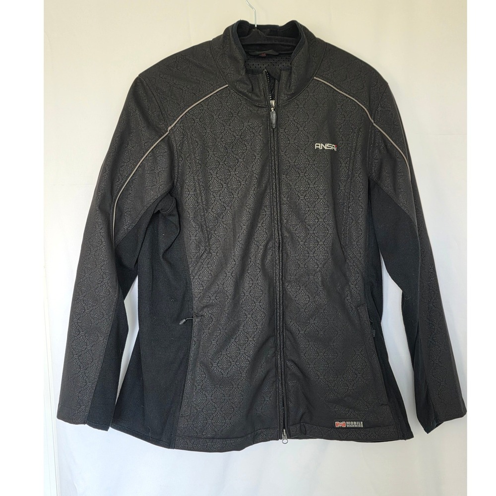 Ansai Mobile Warming Women's Cypress Jacket Black XL Performance Hiking Lined